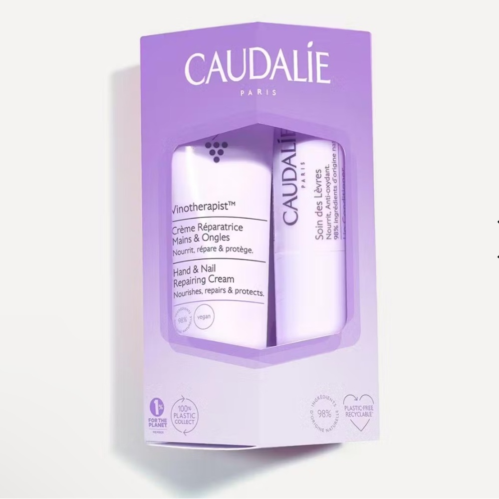 CAUDALIE France Hand and Nail Cream Set NEW